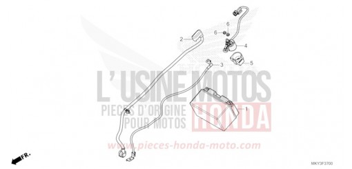 BATTERIE CB650RAM de 2021